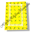 Chitraji Cotton Cheent Geomatric Design Vastra With Net Lace