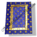 Chitraji Cotton Ek Dhari Bandhani Vastra With Golden Lace