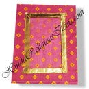 Chitraji Cotton Ek Dhari Bandhani Vastra With Golden Lace