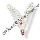 Premium Quality Two Layer White Moti Mala