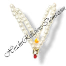 Premium Quality Two Layer White Moti Mala