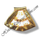 Chitraji Cotton Basma Chappa Taniya With Golden Lace