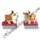 Wooden Colourd Khilona carving  (Animal Toys)