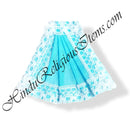 Chitraji Plain Cotton Taniya With Net Lace