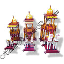Sagwan Sankheda Style Rath With Horse