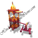 Sagwan Sankheda Style Rath With Horse