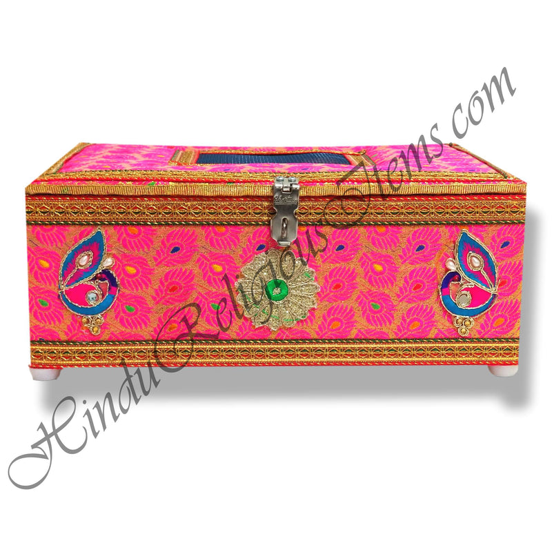Fancy Wooden Jhapiji with Brocade Cover (Travel System)