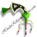 Resham Morpankh Katra With Moti