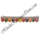 Velvet Multicolor Toran With Embroidery Work