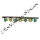Velvet Multicolor Toran With Embroidery Work