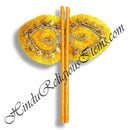 Premium Quality Resham Pankha With Resham Frill RP-188