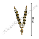 Premium Quality White Moti Mala With Nang(Diamond) Choki