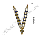 Premium Quality White Moti Mala With Nang(Diamond) Choki