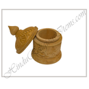 High-Quality Wooden Carving Bantaji For Bhog