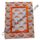 White Chitraji Cotton Super Fine Chakli (Sparrow) Print Vastra With Satin Lace