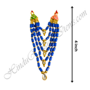 Premium Quality Five Layer Mala With Droplet Shape Pendant