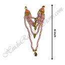Premium Quality Five Layer Mala With Droplet Shape Pendant