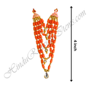 Premium Quality Five Layer Mala With Droplet Shape Pendant