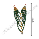 Premium Quality Five Layer Mala With Droplet Shape Pendant