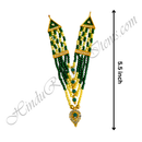 Premium Quality Four Layer Coloured Moti Mala With Nang(Diamond)