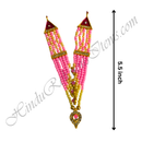 Premium Quality Four Layer Coloured Moti Mala With Nang(Diamond)