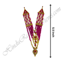 Premium Quality Four Layer Coloured Moti Mala With Nang(Diamond)