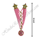 Premium Quality Six Layer Colour Moti Mala With Flower Shape Pendant