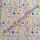 Colorful splatter pattern with 'Hindu Religious Items' text on a white background