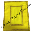 Chitraji Cotton Coloured Vastra with Double Border Golden Lace