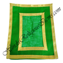 Chitraji Cotton Coloured Vastra with Double Border Golden Lace