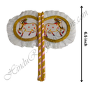 Premium Quality Cow Printed Fan(Pankha) With Net Fril