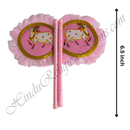 Premium Quality Cow Printed Fan(Pankha) With Net Fril