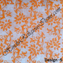 Cotton Orange (Kesari) Print Fabric/ Kapad(COP)