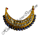 Premium Quality Golden Metal Haas With Nang(Diamond) & Coloured Moti