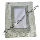 Chitraji Silver Jhari Vastra With Mango Design With Silver Lace