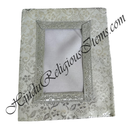 Chitraji Silver Jhari Vastra With Mango Design With Silver Lace