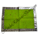 Cotton Vasanti /Chatna Pichwai With Silver lace