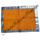 Cotton Vasanti /Chatna Pichwai With Silver lace