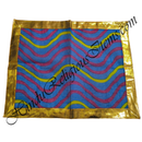 Cotton Lehriya Pichwai with Golden Lace [PCGL]