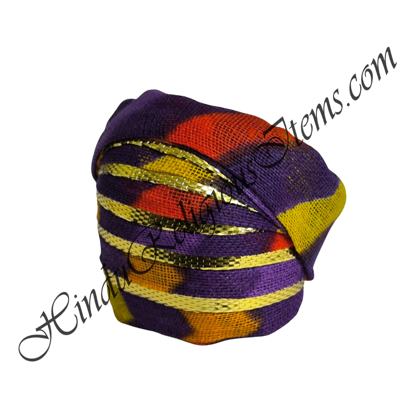 Cotton Multicolour Leheriya Lalan Paghdi