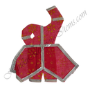 Chitraji Chakdar Basma Chappa Vastra With Silver Lace