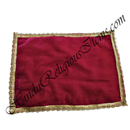 Velvet With Golden Jhari Decorative Lace Dulai / Rajai (Blanket)