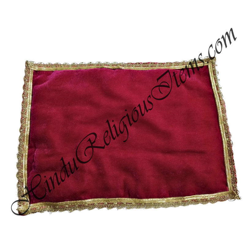 Velvet With Golden Jhari Decorative Lace Dulai / Rajai (Blanket)