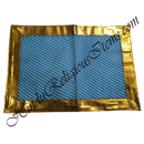 Cotton Lehriya Pichwai with Golden Lace [PCGL]