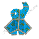 Chitraji Chakdar Basma Chappa Vastra With Silver Lace
