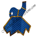 Large Chitraji Chakdar Cotton Leheriya  Ang Vastra With Golden Lace