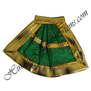 Chitraji Cotton Basma Chappa Taniya With Golden Lace