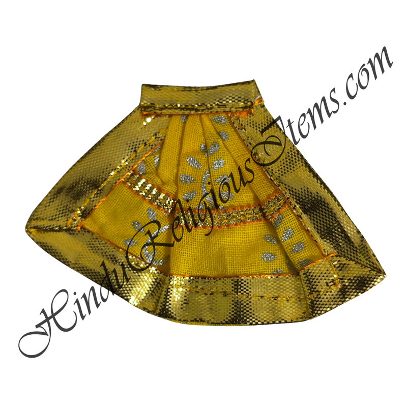 Chitraji Cotton Basma Chappa Taniya With Golden Lace