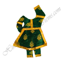 Chitraji Choli Gherdar Brocade Jhari Vastra With Golden Lace