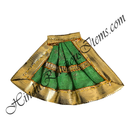 Chitraji Cotton Basma Chappa Taniya With Golden Lace